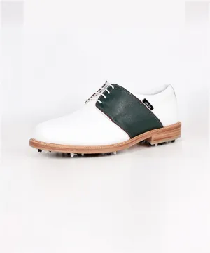 Giclee Men's Tour Player Premium Leather Golf Shoes- Green