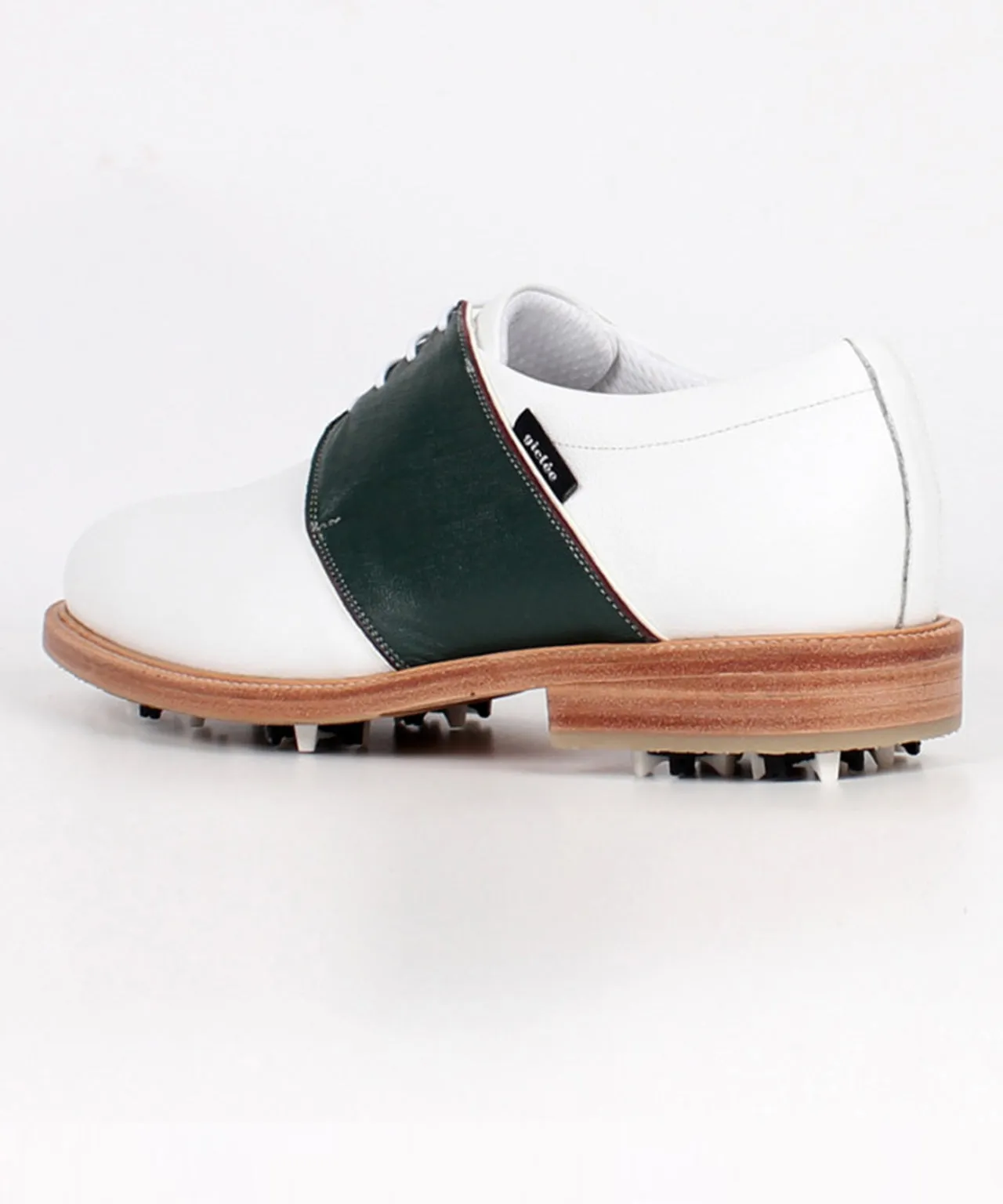 Giclee Men's Tour Player Premium Leather Golf Shoes- Green