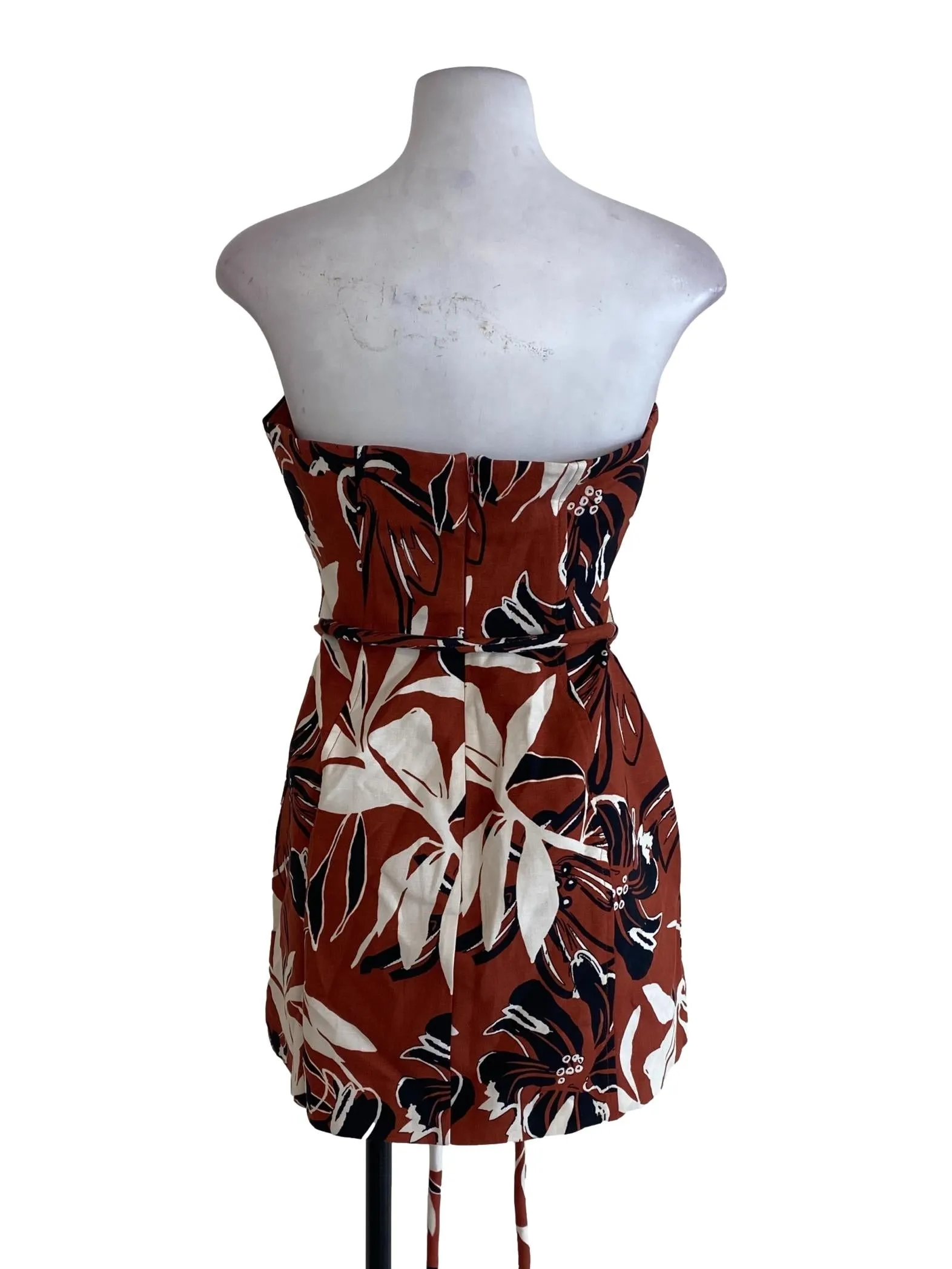 Ginger Floral Strapless Dress