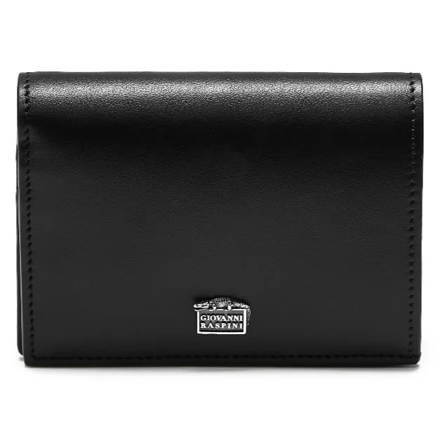 Giovanni Raspini wallet with internal zip leather silver 925 l0007