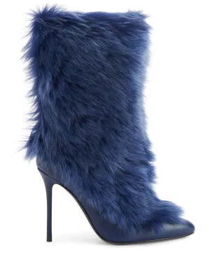 Giuseppe Zanotti Micole 105mm shearling boots