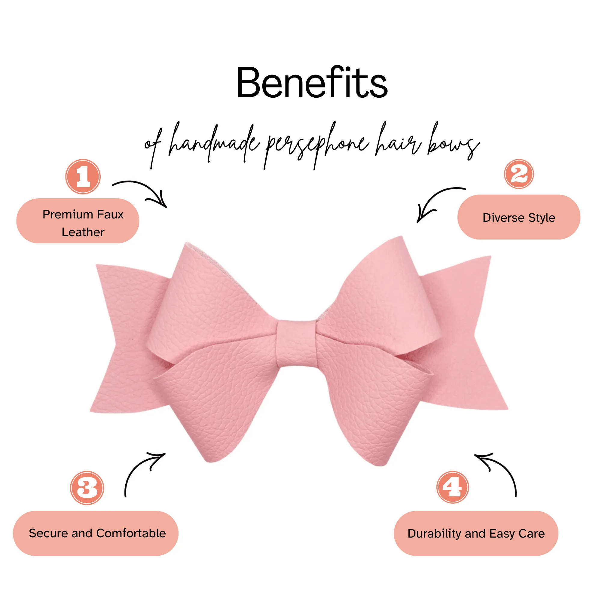 Gold Persephone Hair Bow