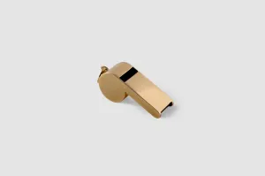 Gold Whistle Pendant