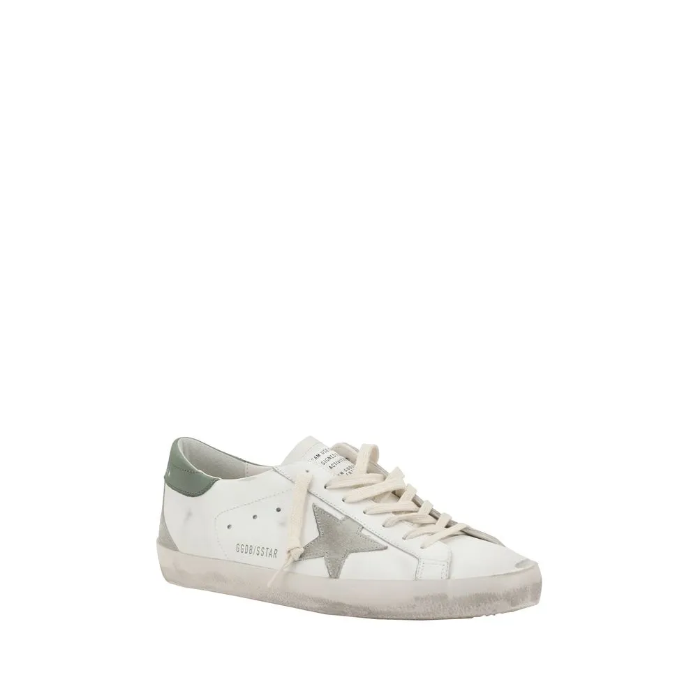Golden Goose Ball Star Men Ivory Sneakers Leather Low Top Casual Trainer Shoes