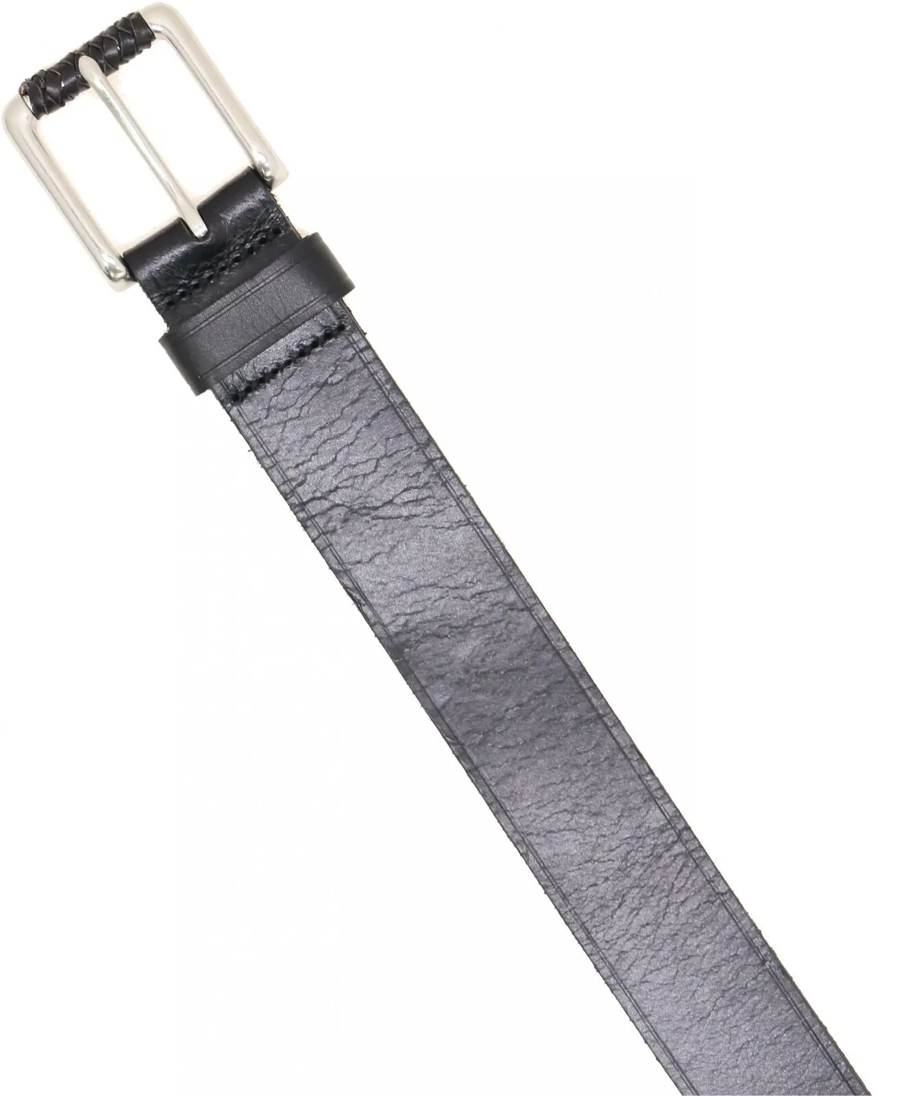 Goodfellow & Co. Men's Creased Nose Wrap Genuine Leather Belt