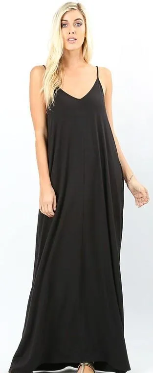 GRACE MAXI DRESS BLACK-