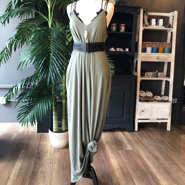 GRACE MAXI DRESS OLIVE