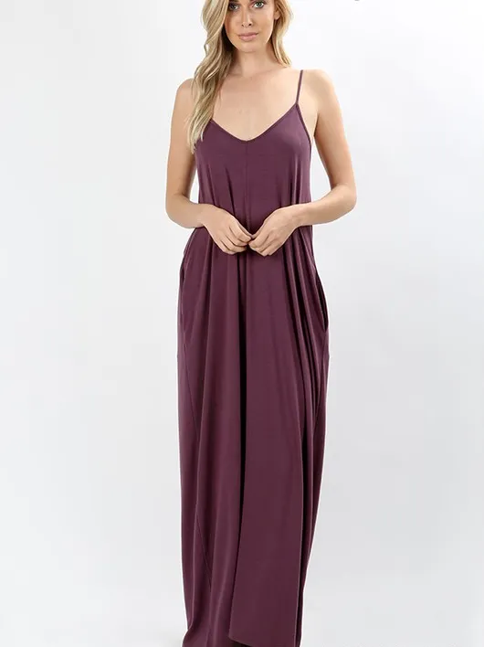 GRACE MAXI DRESS PURPLE