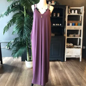 GRACE MAXI DRESS PURPLE