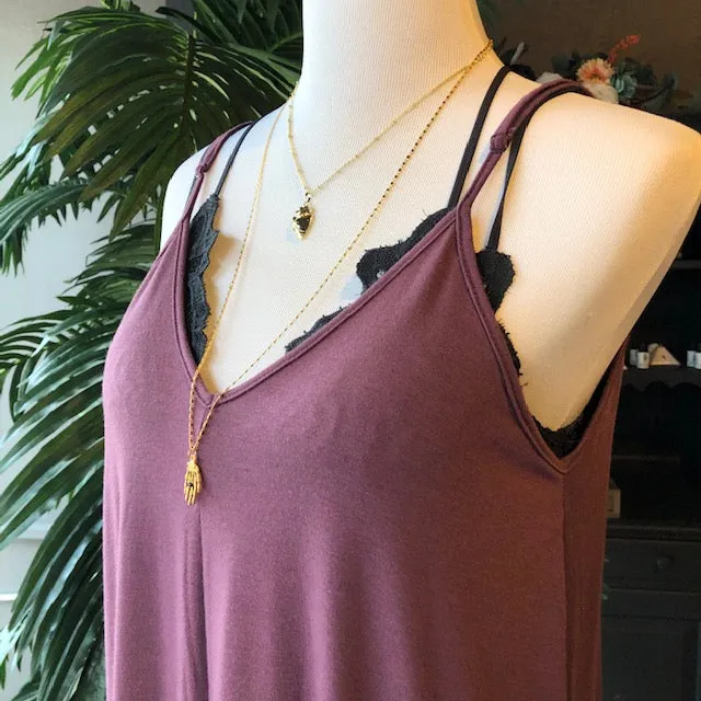 GRACE MAXI DRESS PURPLE