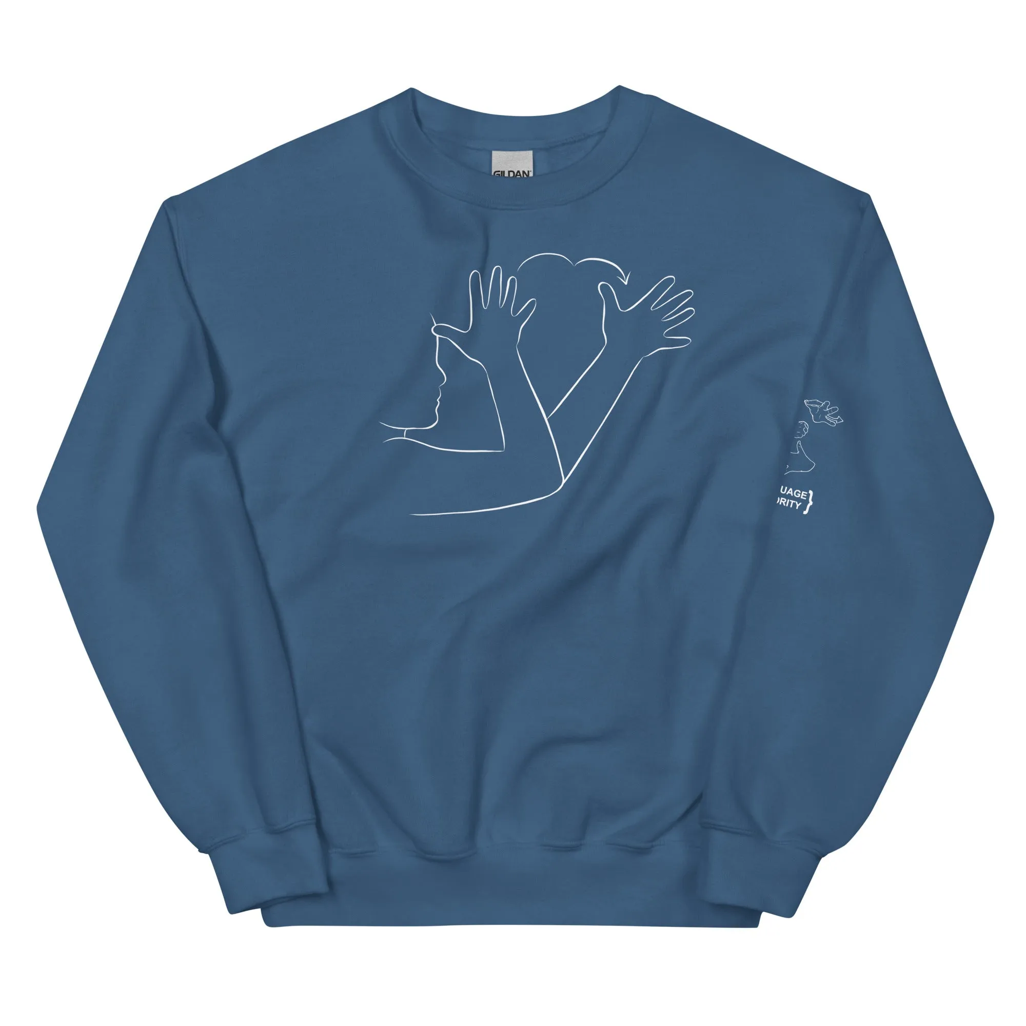 GRANDPA (ASL) Crew Neck Sweatshirt