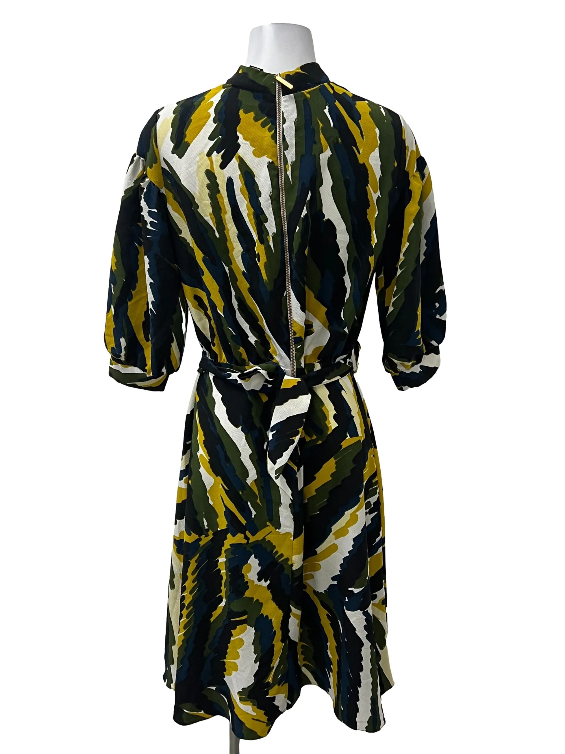 Green Abstract Dress