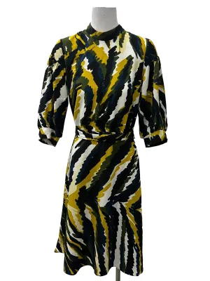 Green Abstract Dress