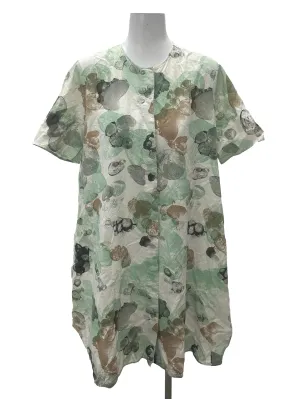 Green Print Dress