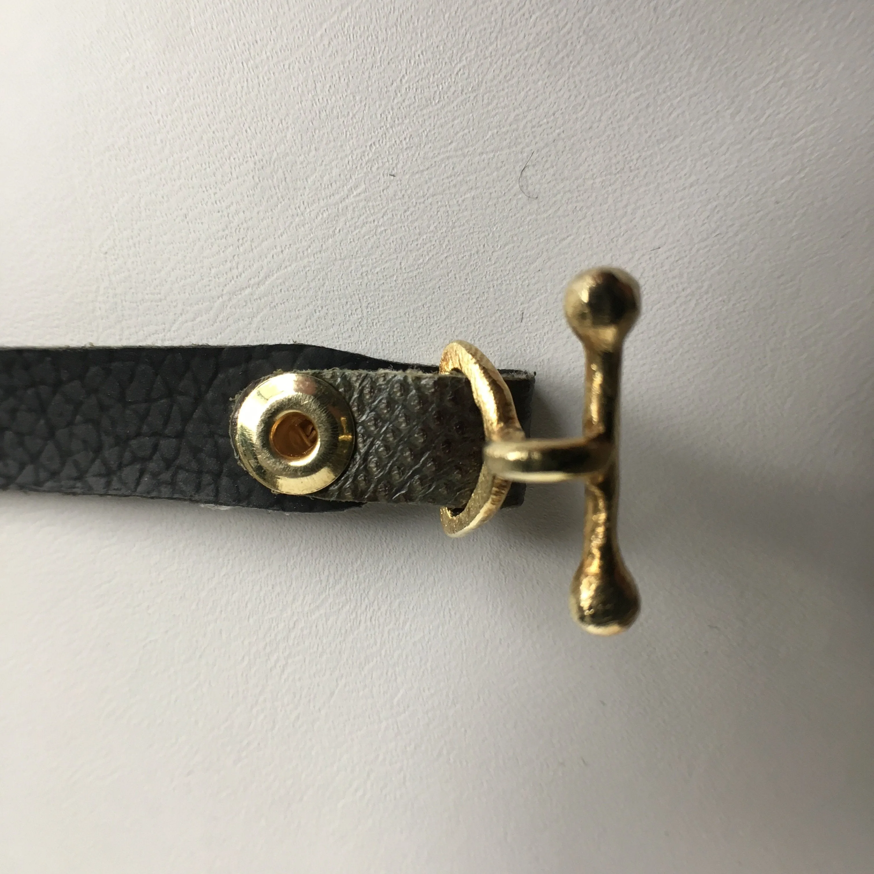 Green Python Leather Bracelet with Green Quartz Stone