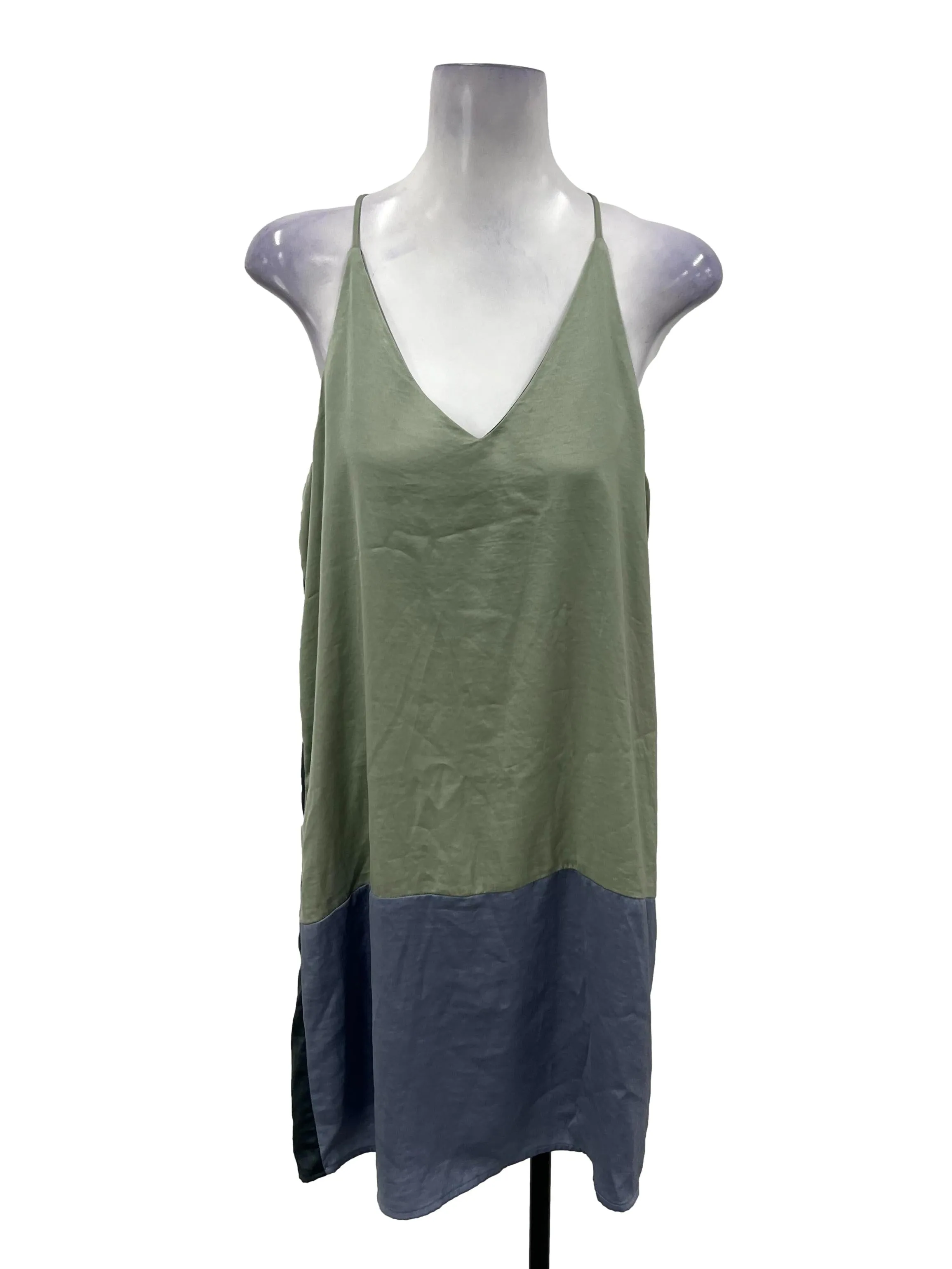 Green Slip Dress