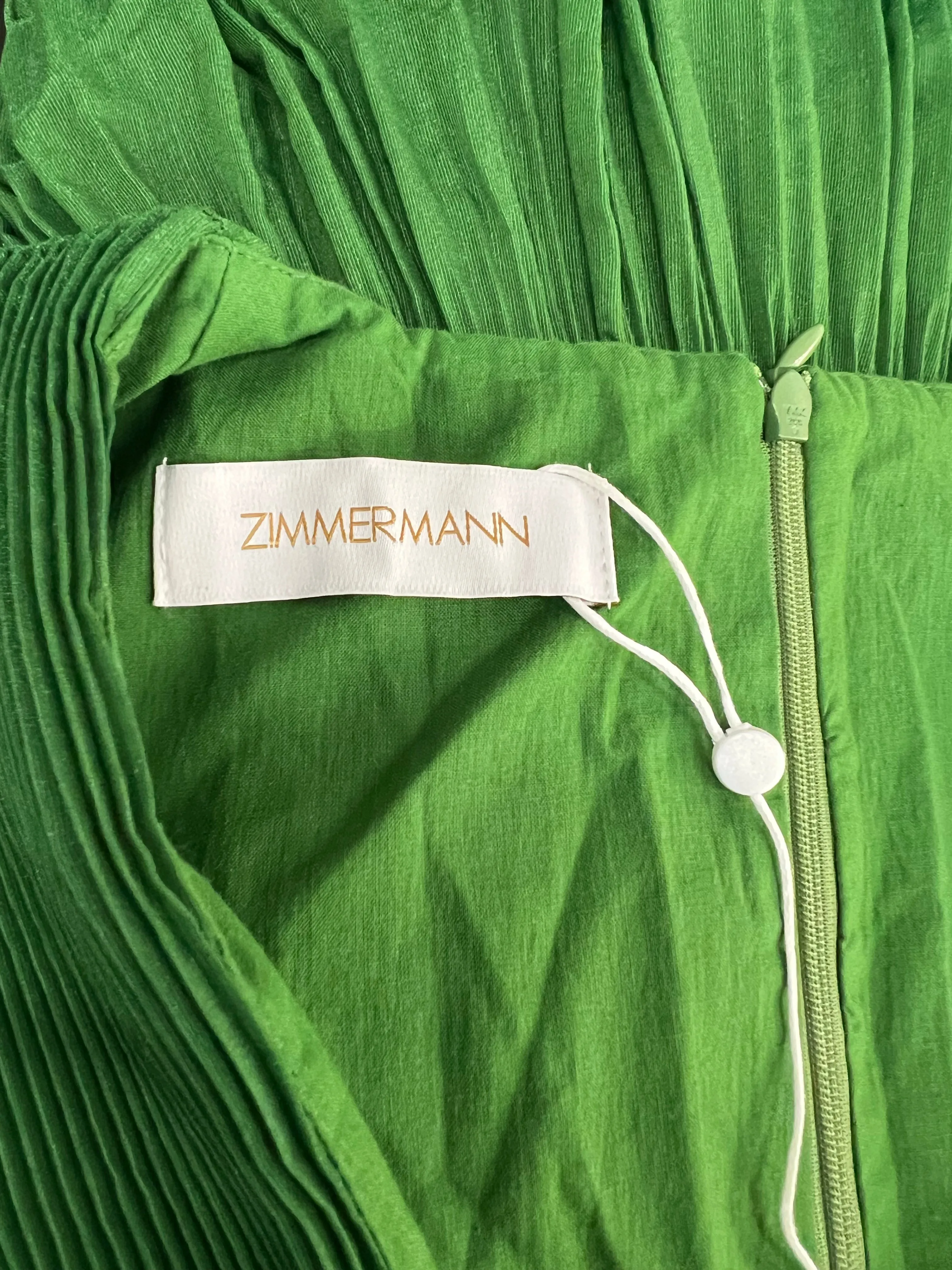 Green V-Neck Dress