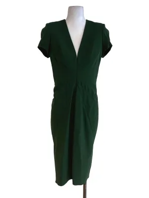 Green V Neck Princess Dress