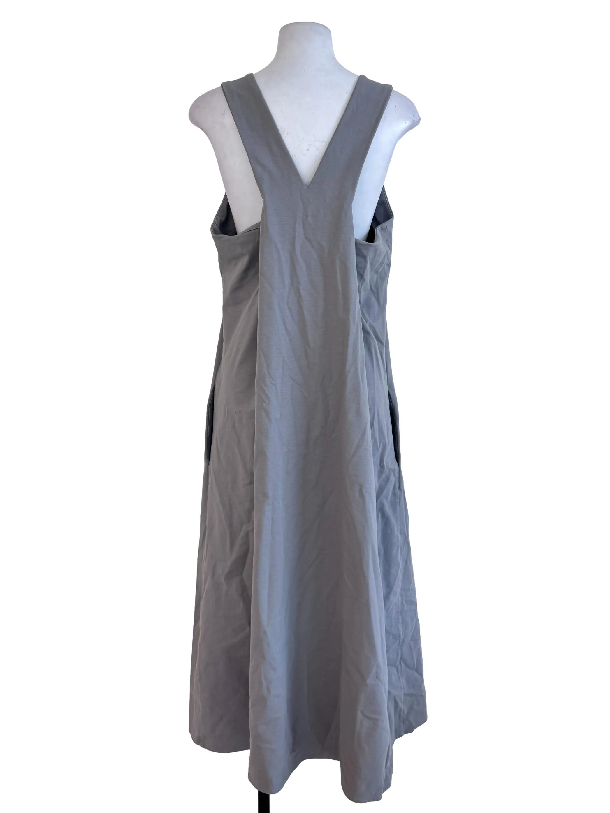 Grey Plain Dress