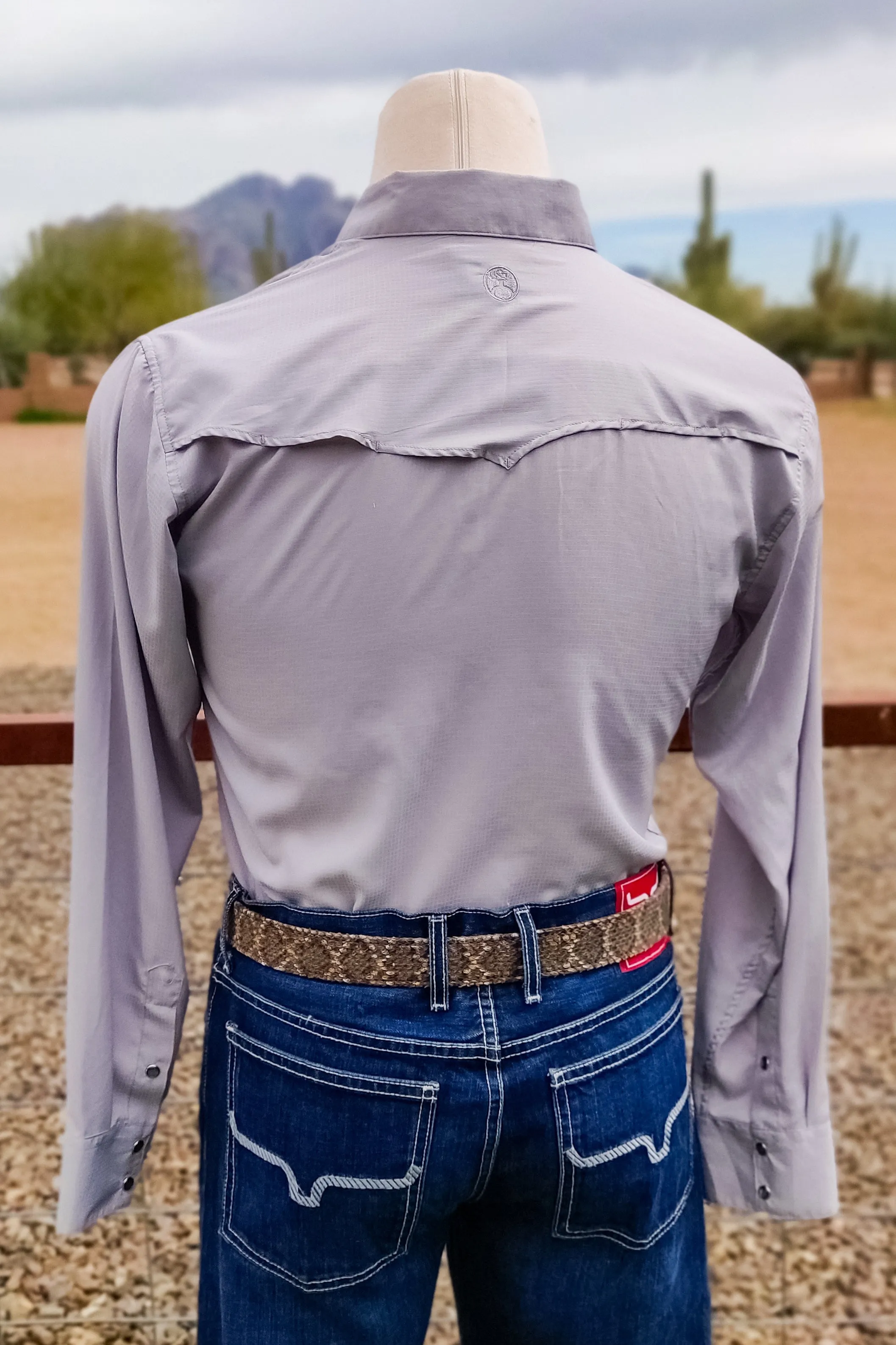 Grey Sol Button Down
