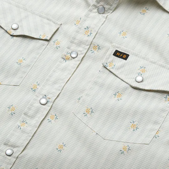 H Bar B Snapshirt | Vintage Grid Floral | Howler Brothers