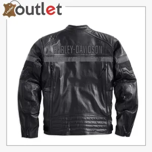 H-D Men's Triple Vent System Evolution Leather Jacket