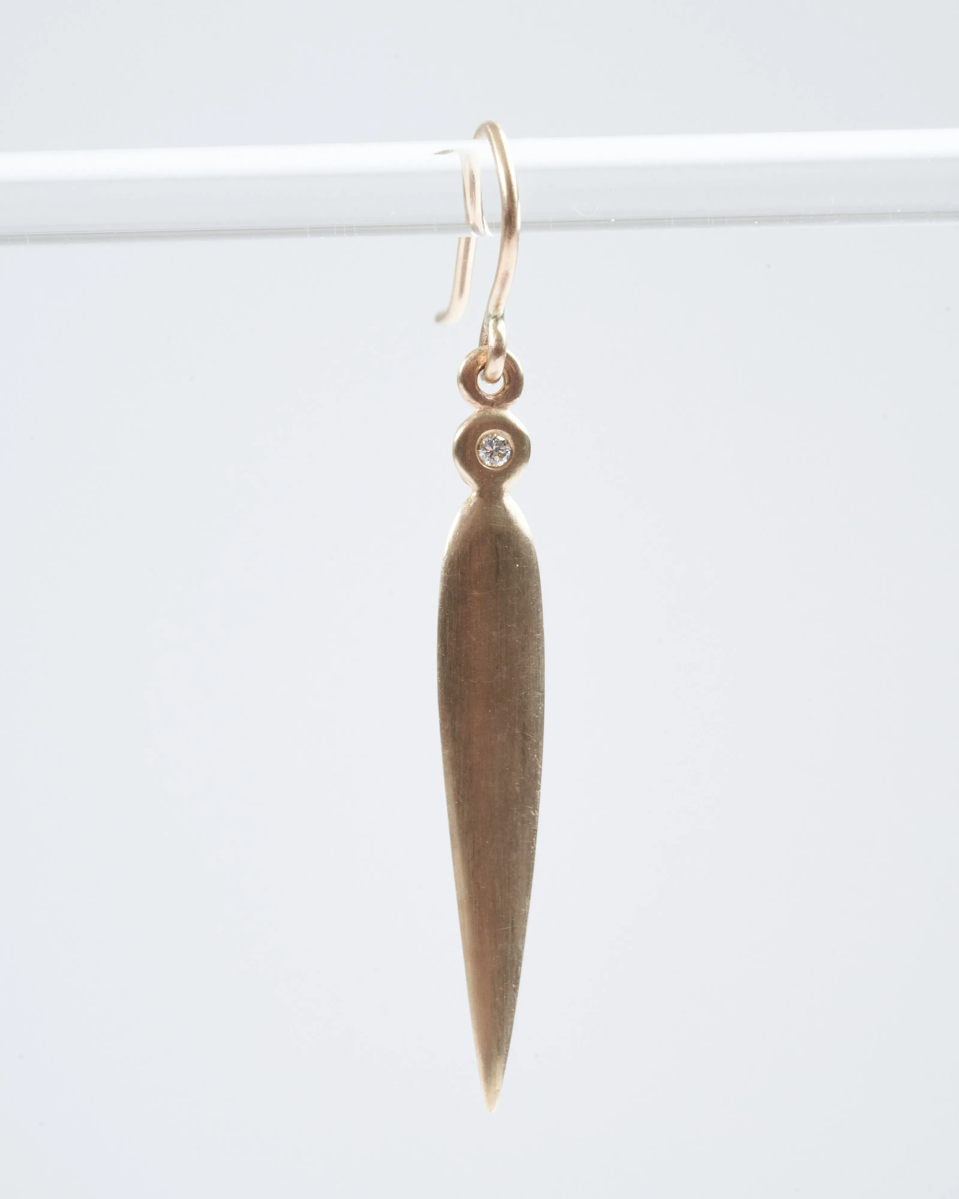 hadid diamond earrings - gold
