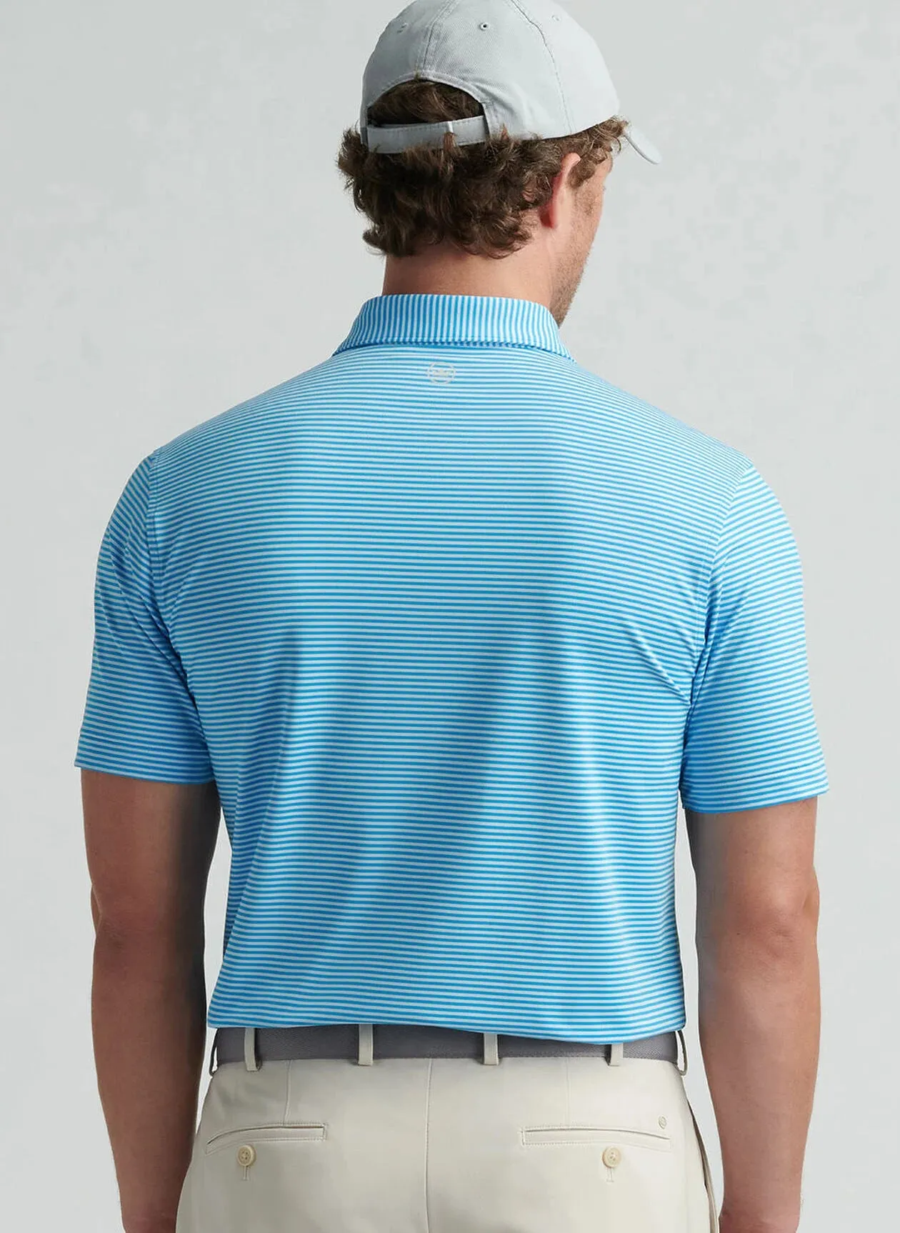Hales Performance Jersey Polo by Peter Millar - Riverbed