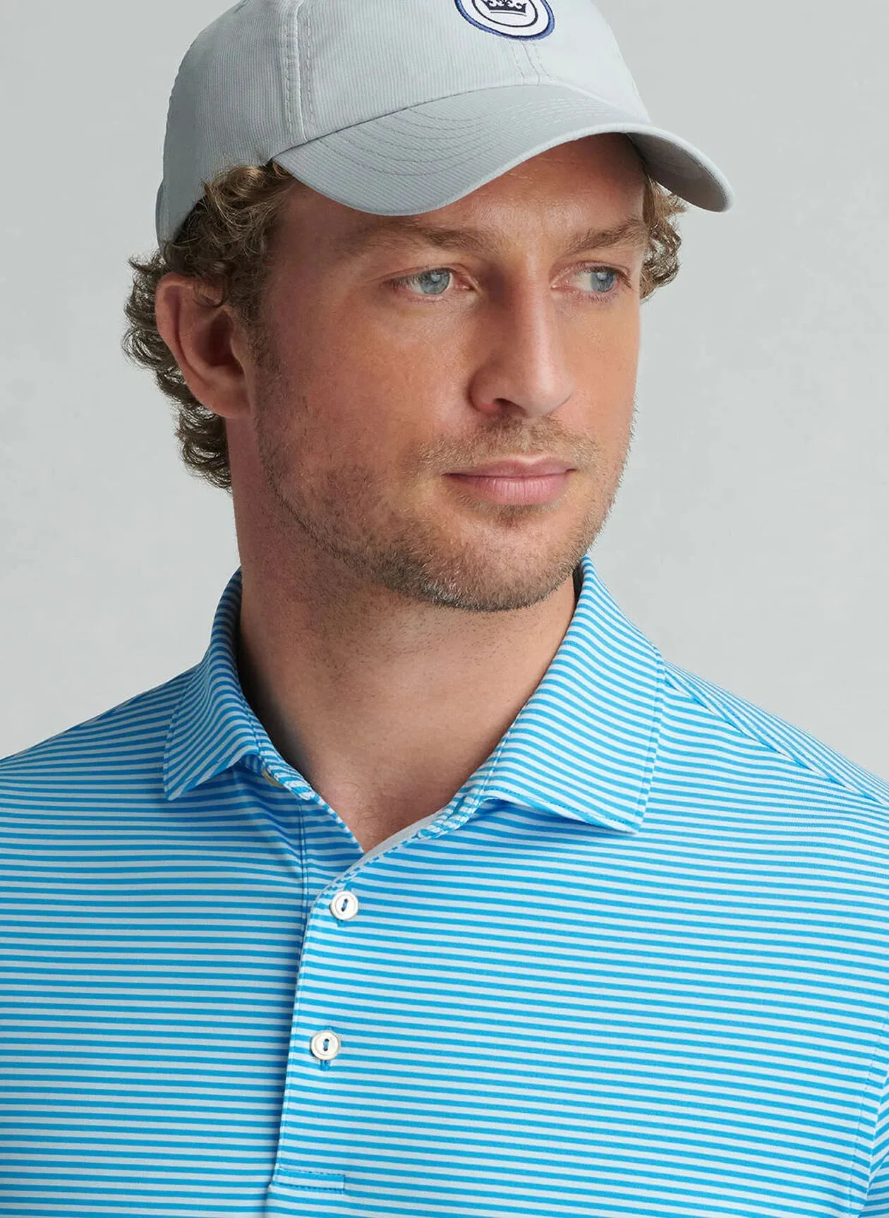Hales Performance Jersey Polo by Peter Millar - Riverbed