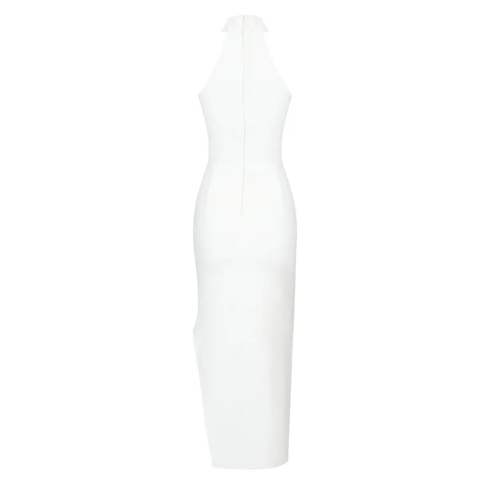 Halter Sleeveless Irregular Bodycon Dress BD2456