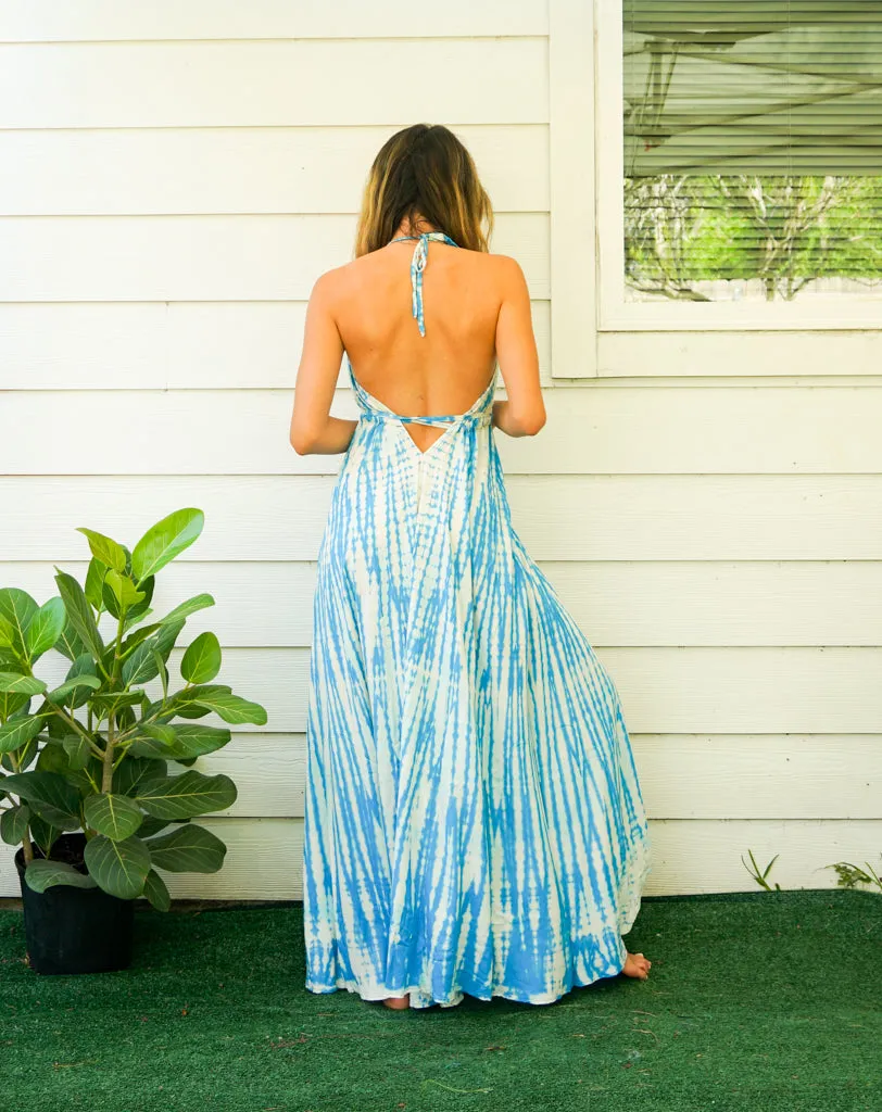 Hand Dyed Goddess Boho Maxi Dress