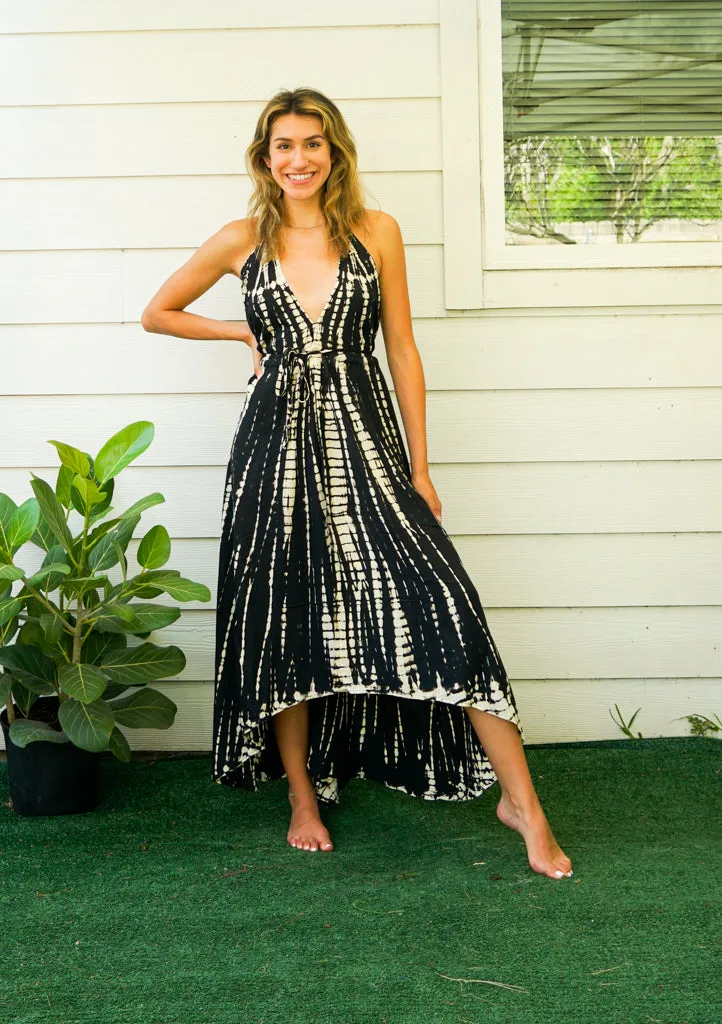Hand Dyed Goddess Boho Maxi Dress