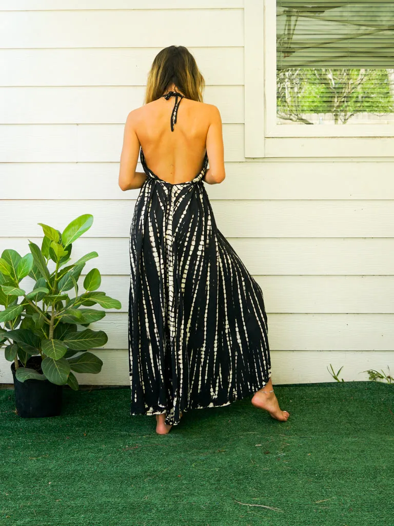 Hand Dyed Goddess Boho Maxi Dress