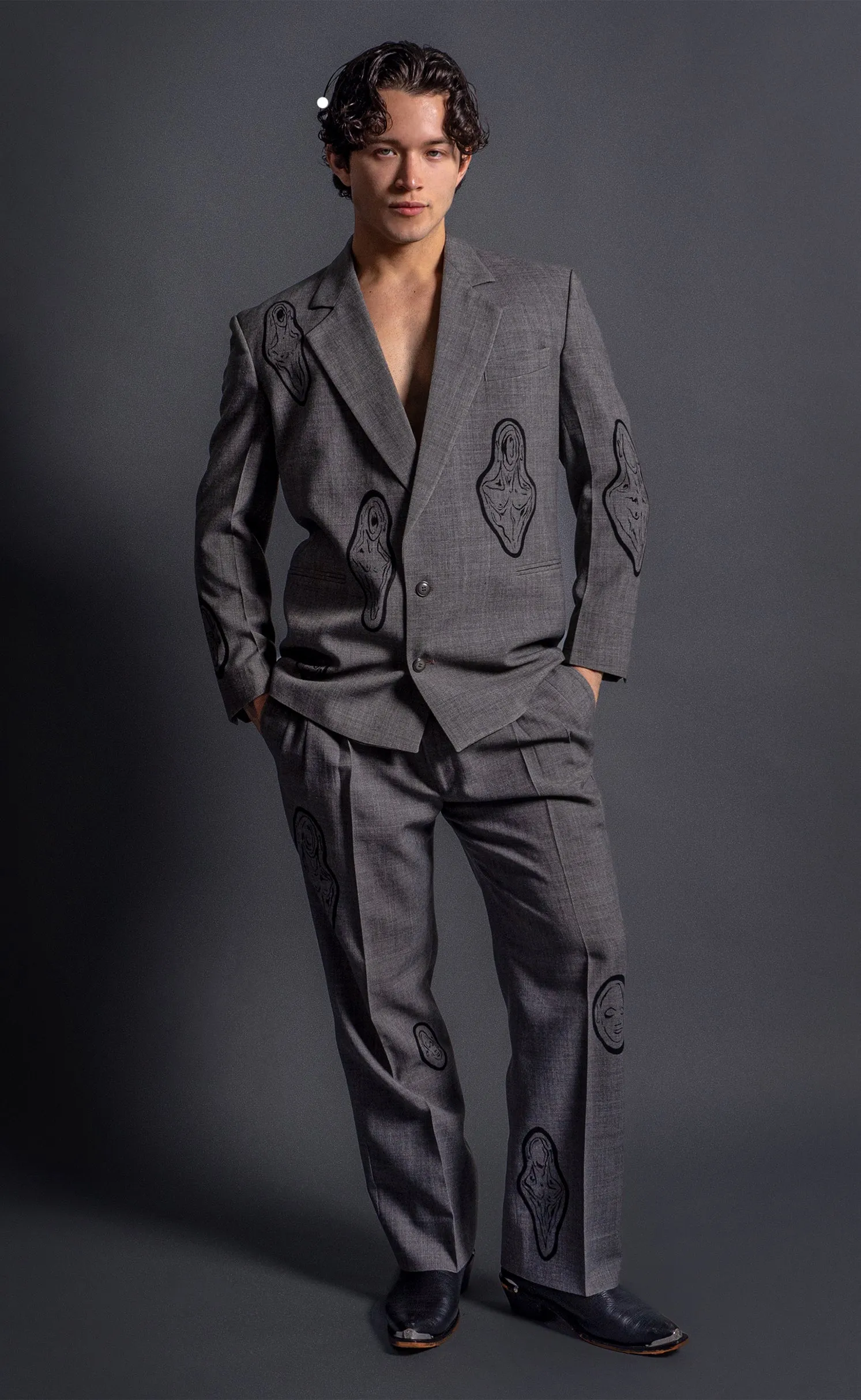 Hand Painted 'A.O.Y.' Full Suit - Large/34