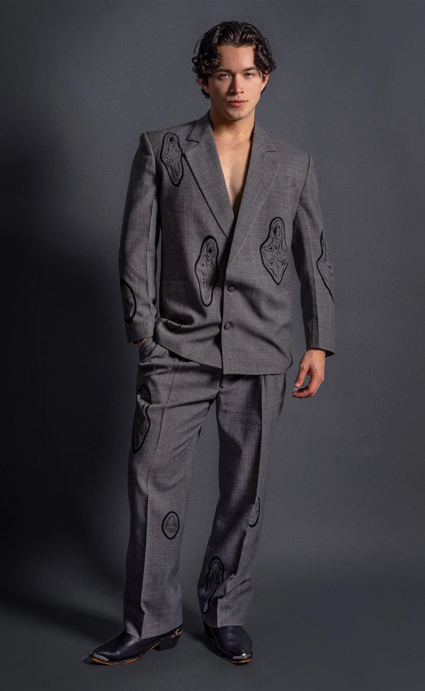 Hand Painted 'A.O.Y.' Full Suit - Large/34