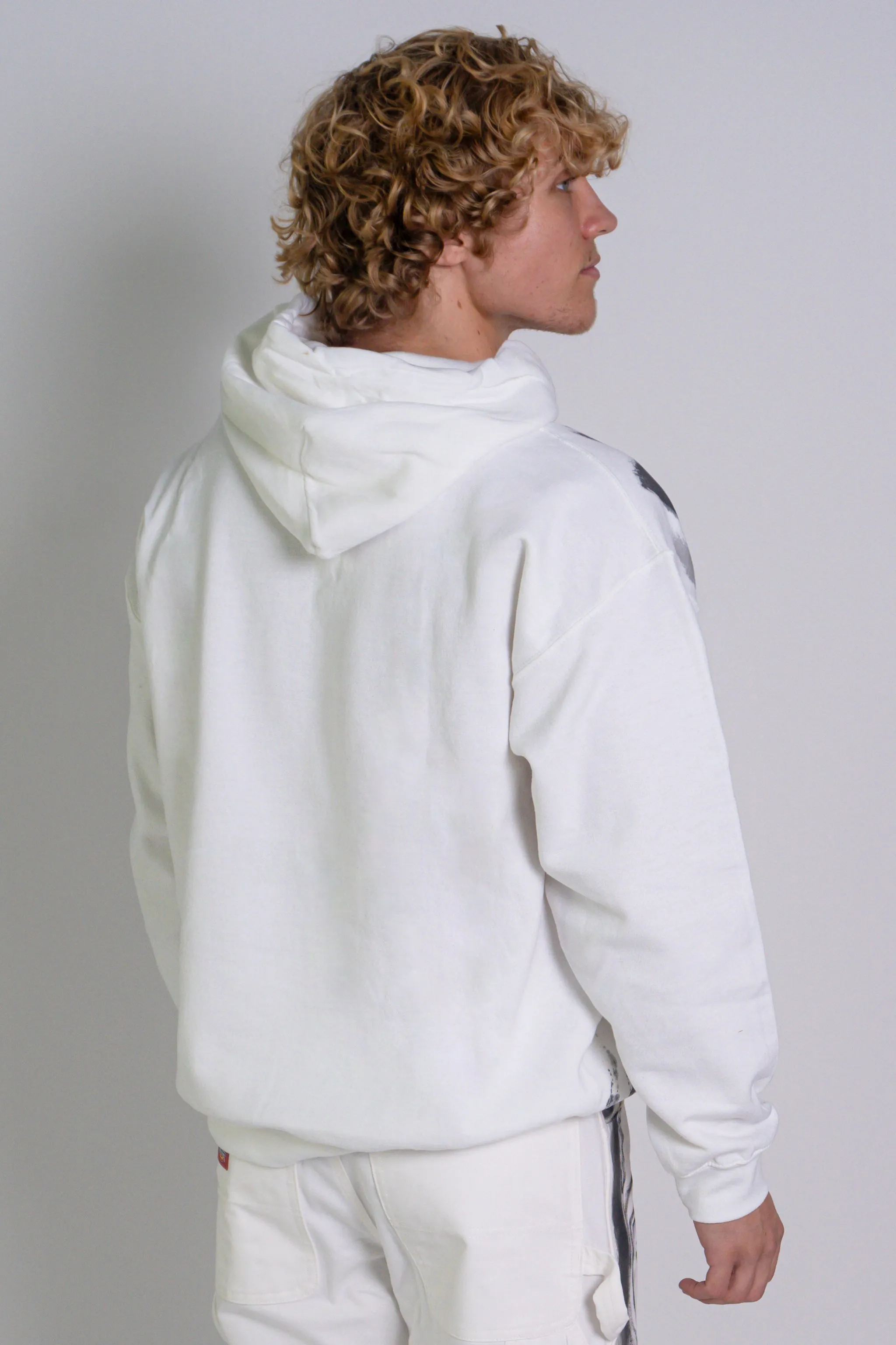 Hand Painted 'Dearest Boy' Hoodie - Large