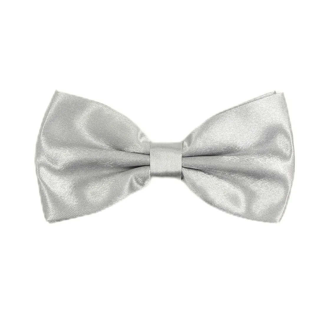 Hanerdun Mens Satin Bow Ties Pre-Tied Formal Neckties Wedding Party Adjustable Bowties