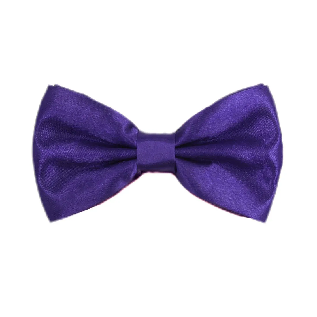 Hanerdun Mens Satin Bow Ties Pre-Tied Formal Neckties Wedding Party Adjustable Bowties