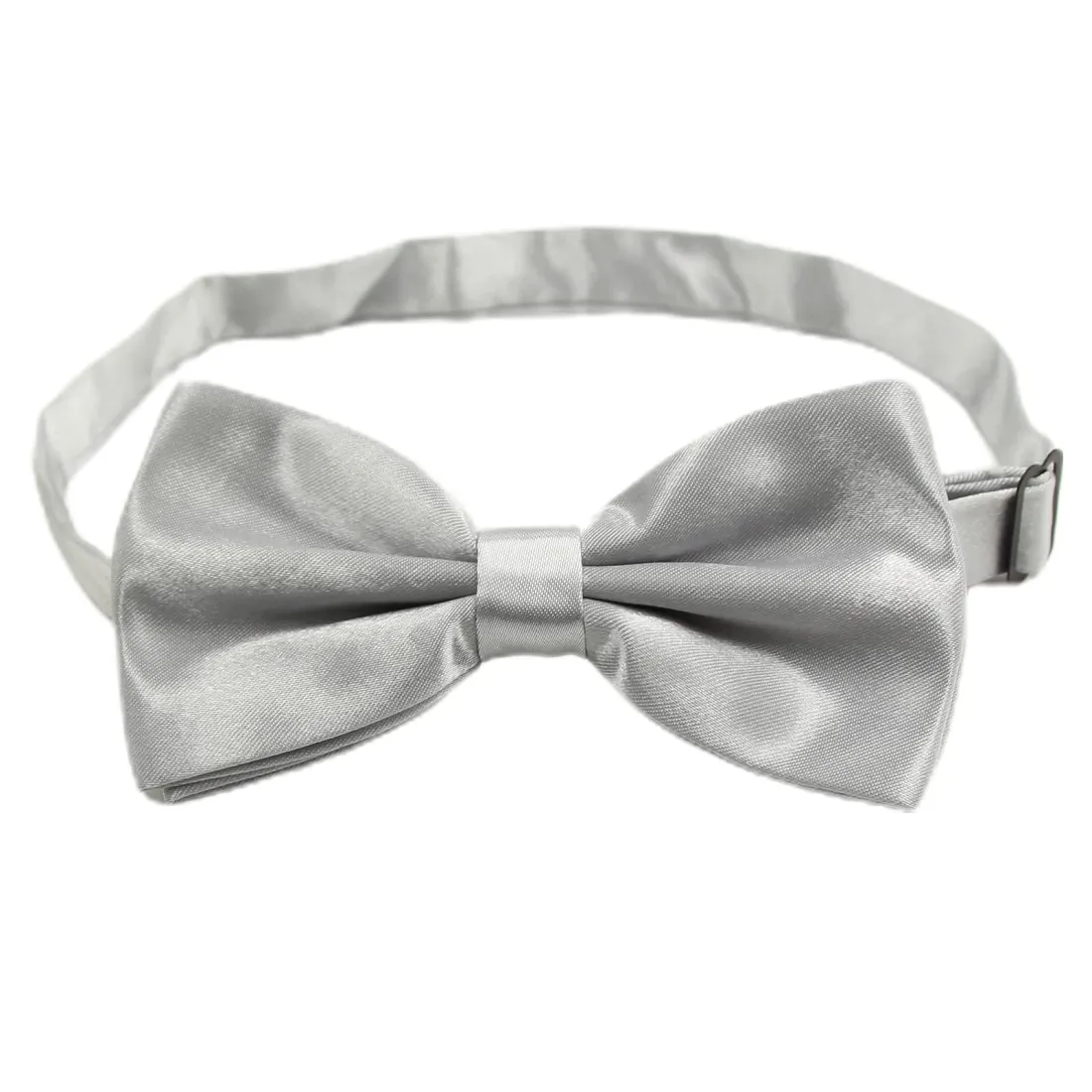Hanerdun Mens Satin Bow Ties Pre-Tied Formal Neckties Wedding Party Adjustable Bowties