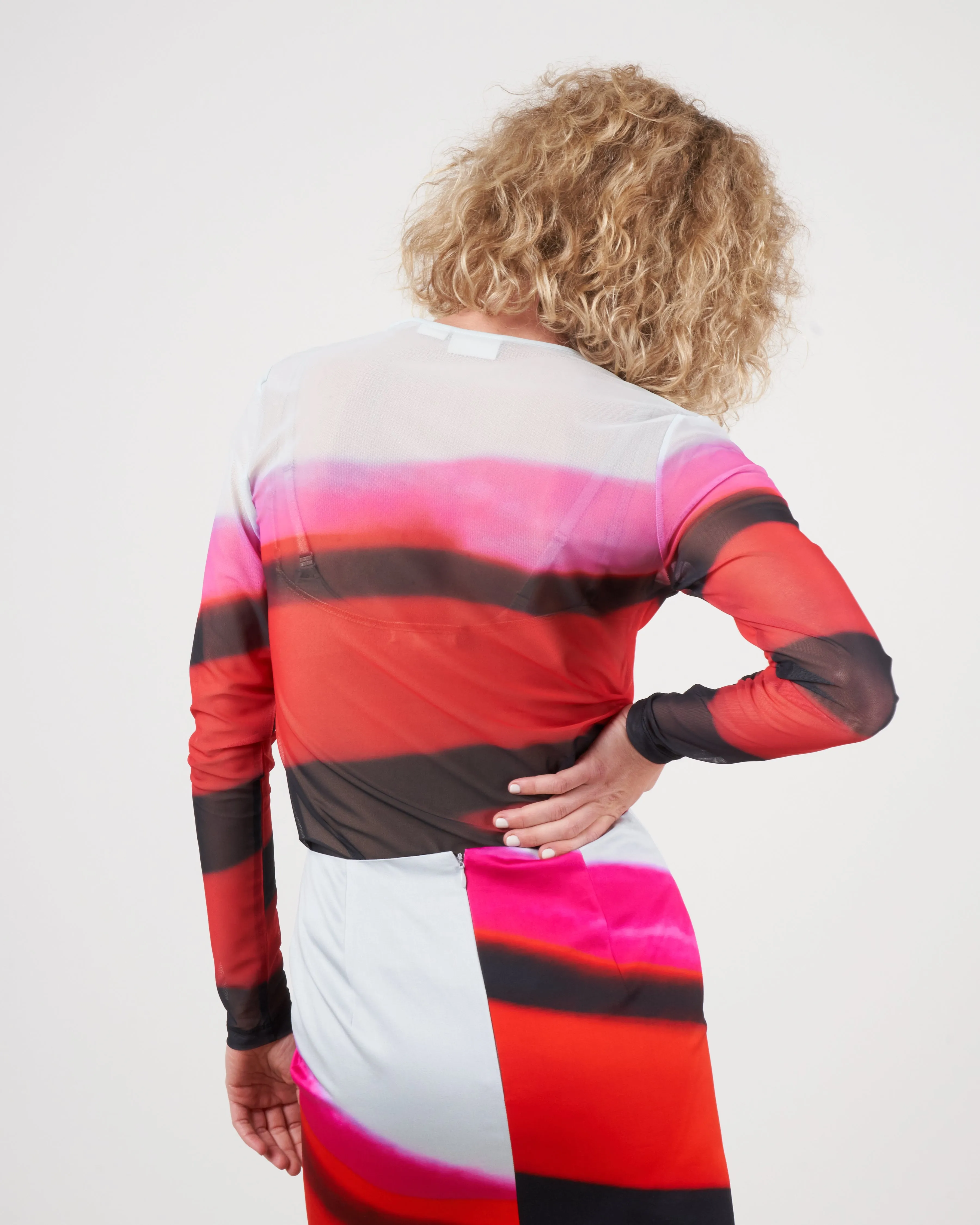haste jersey top - red 352