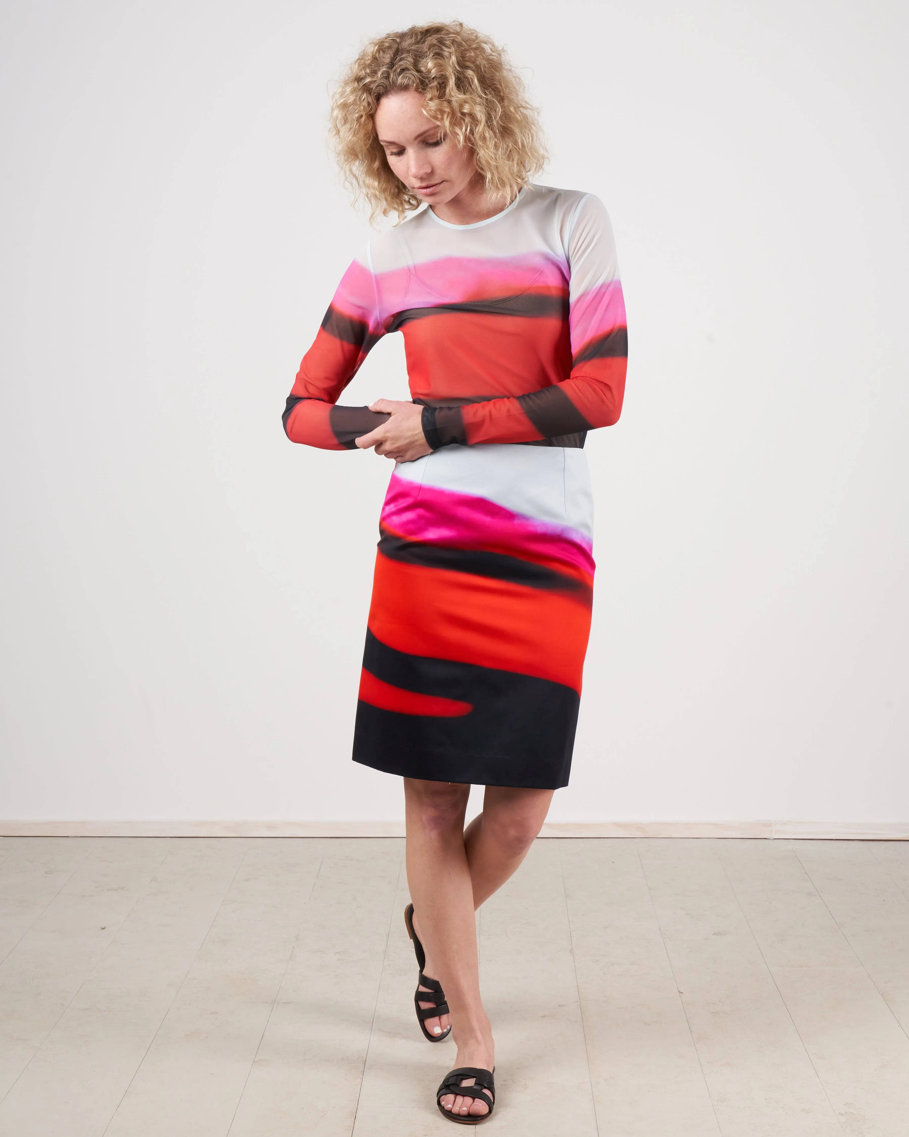 haste jersey top - red 352