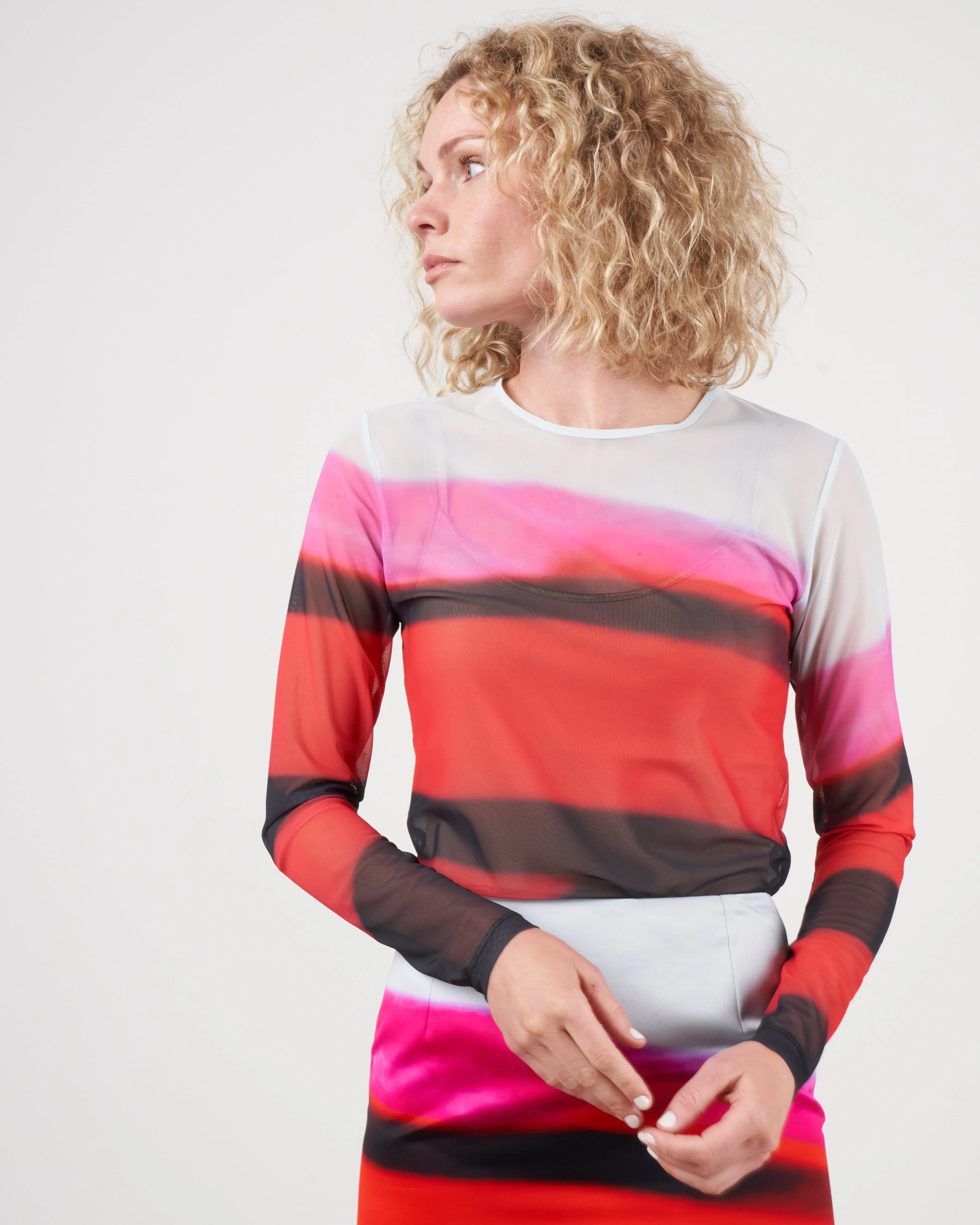 haste jersey top - red 352