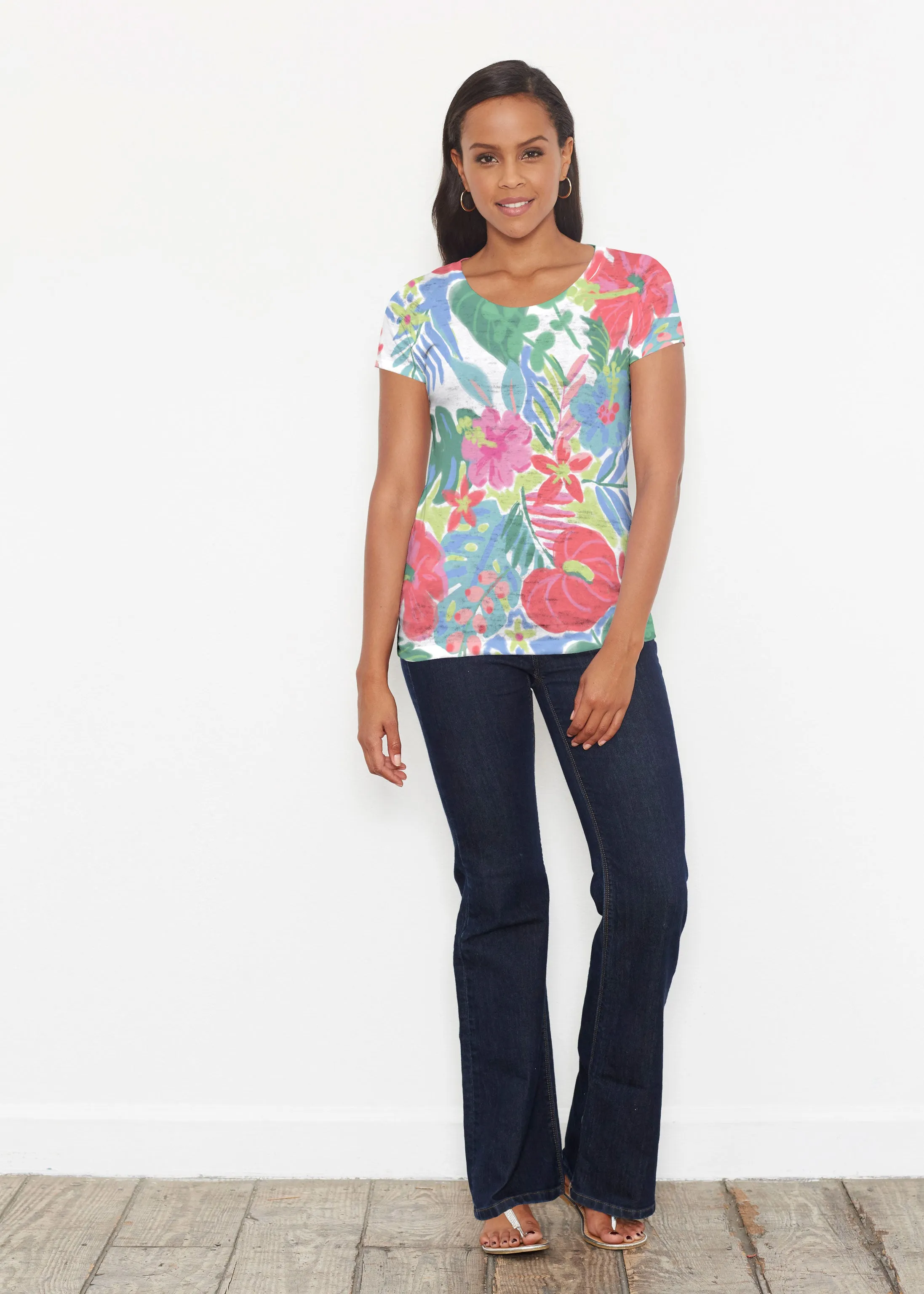 Hawaiian Fling (22141) ~ Signature Short Sleeve Scoop Shirt