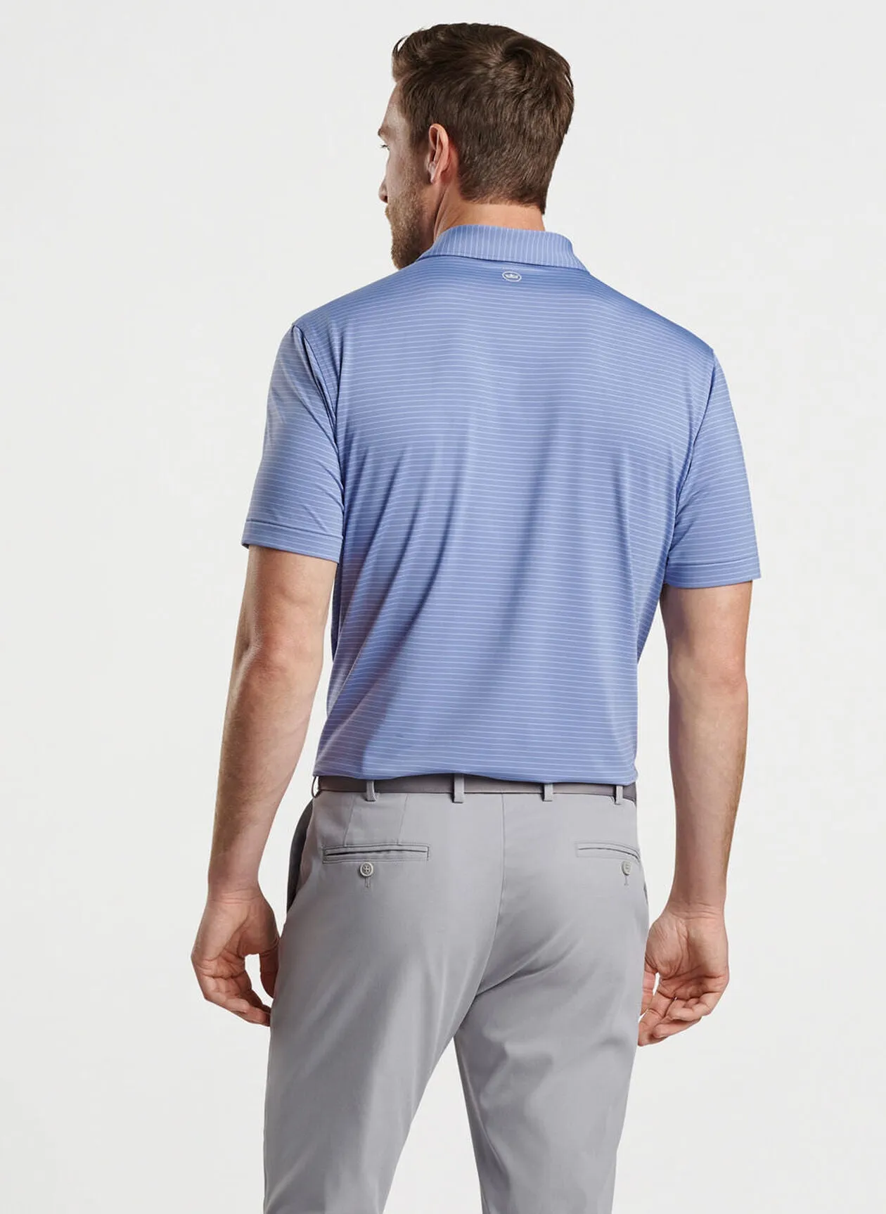 Hemlock Performance Jersey Polo by Peter Millar - Velvet Plum