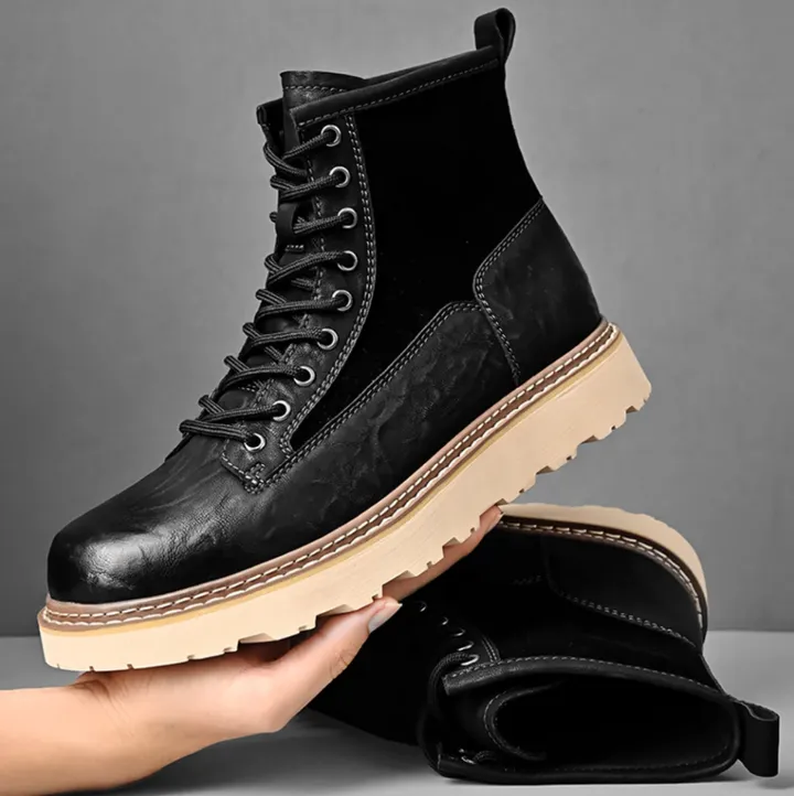 High-quality and stylish leather men's boots