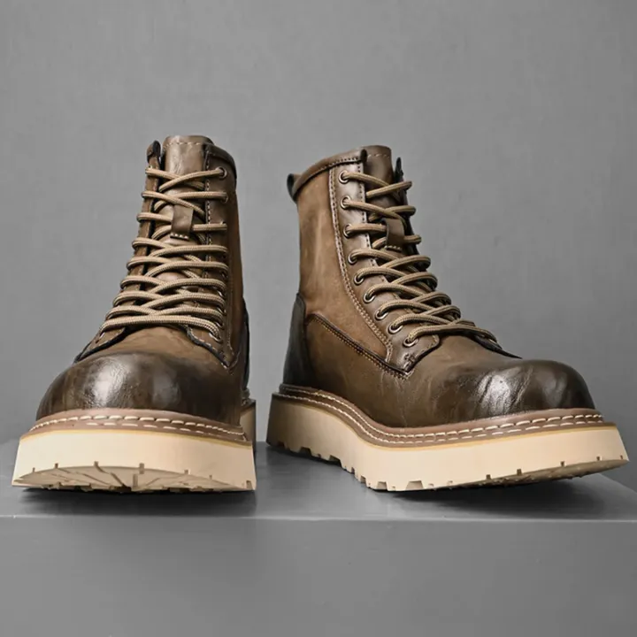 High-quality and stylish leather men's boots