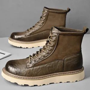 High-quality and stylish leather men's boots