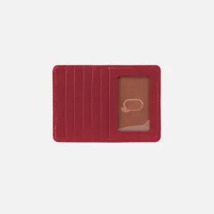 Hobo Euro Slide Card Case - Cranberry