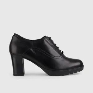Hp Shazam Lace Up Court Heel Black 01162