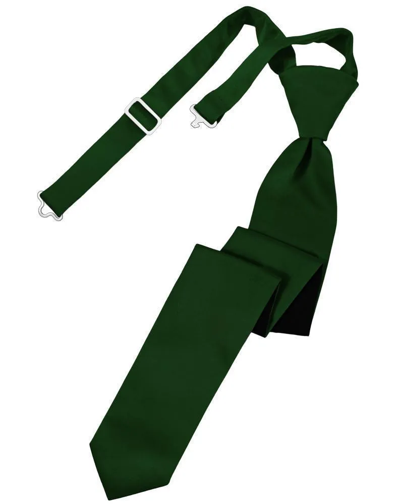 Hunter Luxury Satin Skinny Necktie